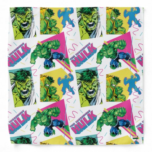 The Incredible Hulk 90s Pattern Bandana