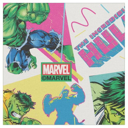 The Incredible Hulk 90s Pattern Fabric