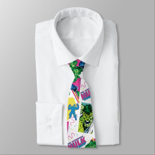 The Incredible Hulk 90s Pattern Neck Tie