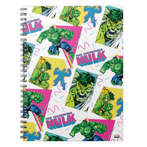 The Incredible Hulk 90s Pattern Notebook