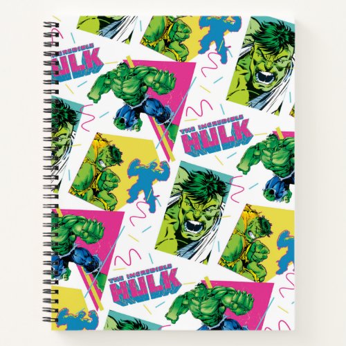 The Incredible Hulk 90s Pattern Notebook