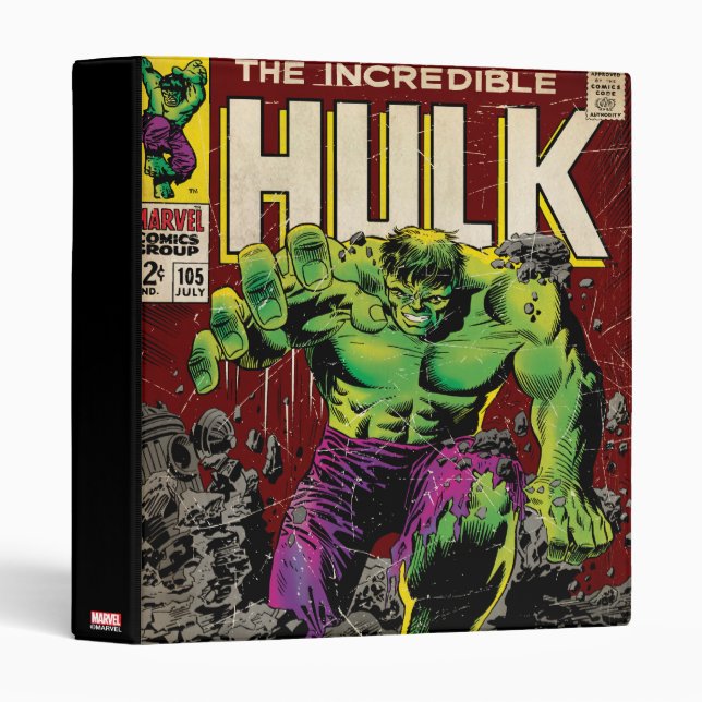 The Incredible Hulk Comic #105 Binder (Front/Spine)