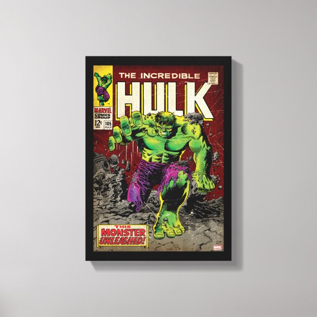 The Incredible Hulk Comic #105 Canvas Print (Front)