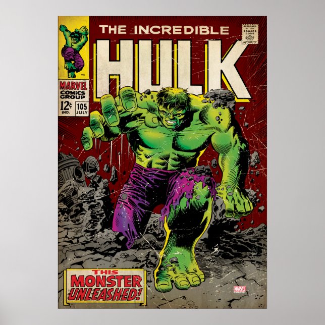The Incredible Hulk Comic #105 Poster (Front)