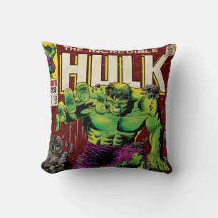 The Incredible Hulk Comic #105 Throw Pillow