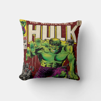 The Incredible Hulk Comic #105 Throw Pillow