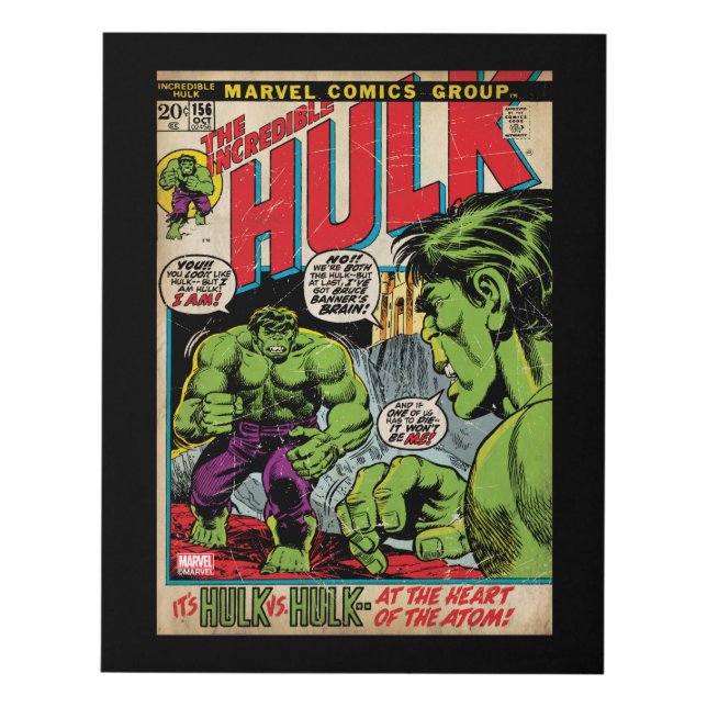 The Incredible Hulk Comic #156 Panel Wall Art (Front)