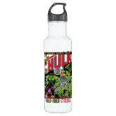 Hulk Retro Grab Water Bottle | Zazzle