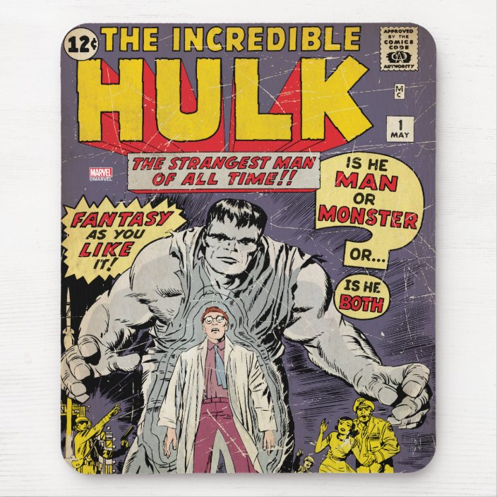 The Incredible Hulk Comic 1 Mouse Pad Zazzle Com