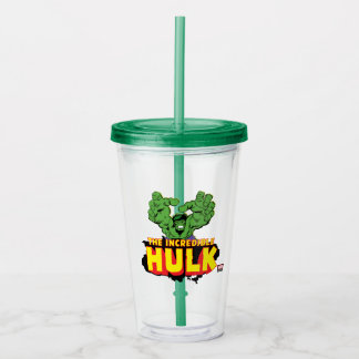 The Incredible Hulk Logo Acrylic Tumbler