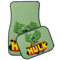 The Incredible Hulk Logo Car Floor Mat