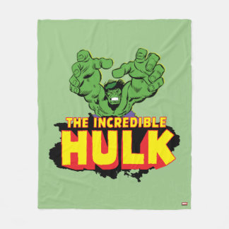 The Incredible Hulk Logo Fleece Blanket