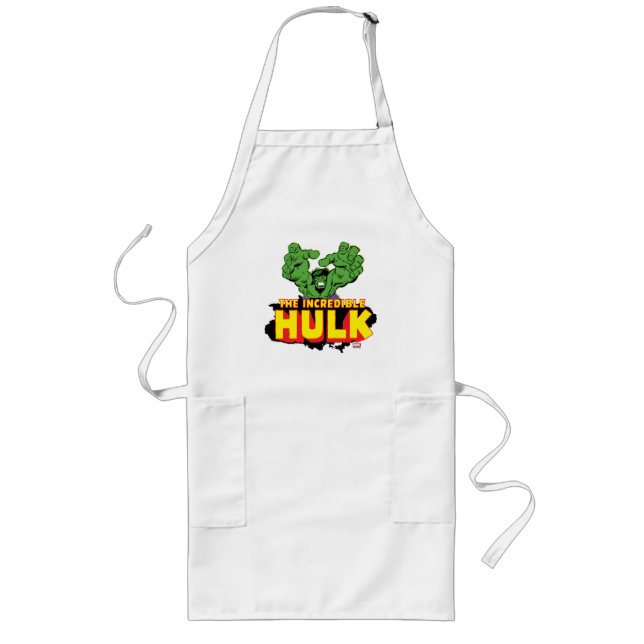 The Incredible Hulk Logo Long Apron (Front)
