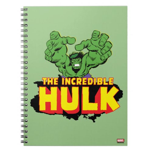 The Incredible Hulk Logo Notebook
