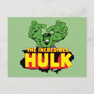 The Incredible Hulk Logo Postcard