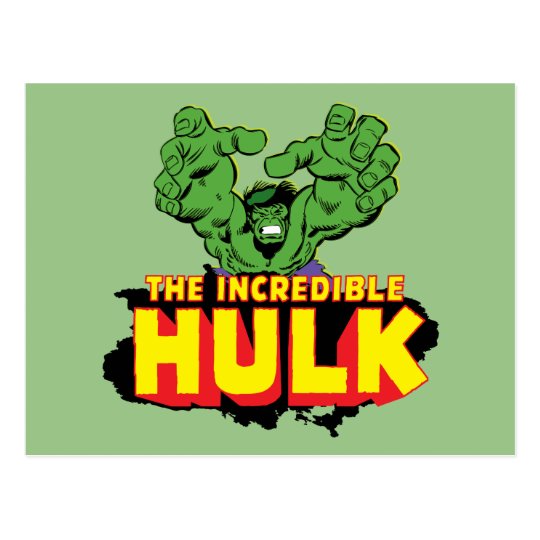 The Incredible Hulk Logo Postcard | Zazzle.com