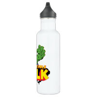 The Incredible Hulk Logo Stainless Steel Water Bottle