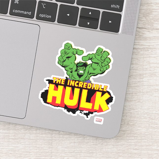 The Incredible Hulk Logo Sticker (Detail)