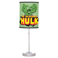 The Incredible Hulk Logo Table Lamp