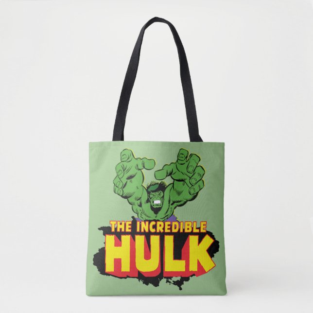The Incredible Hulk Logo Tote Bag (Front)