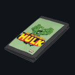 The Incredible Hulk Logo Tri-fold Wallet<br><div class="desc">Check out this vintage Hulk graphic featuring The Incredible Hulk lunging over his name logo with both hands ready to grab!</div>