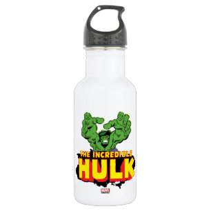 The Incredible Hulk Logo Water Bottle