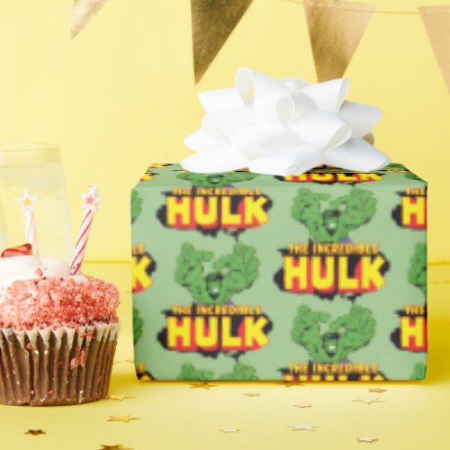 The Incredible Hulk Logo Wrapping Paper
