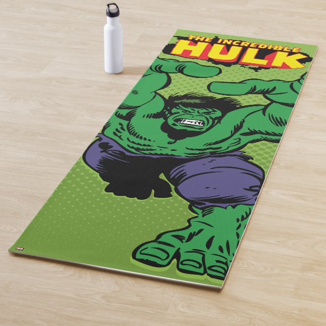 The Incredible Hulk Logo Yoga Mat (In Situ)