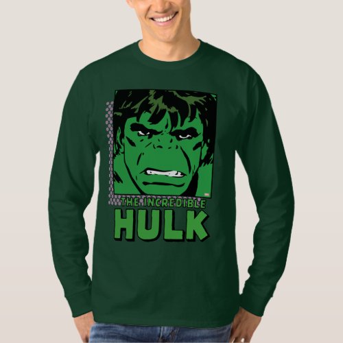 The Incredible Hulk Retro Comic Icon T_Shirt