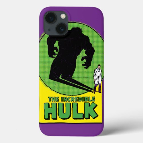 The Incredible Hulk Vintage Shadow Graphic iPhone 13 Case