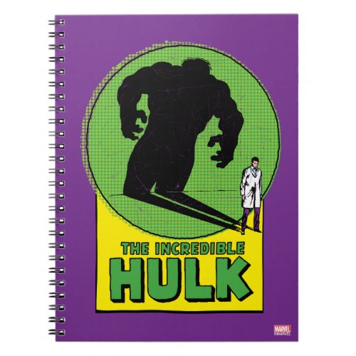 The Incredible Hulk Vintage Shadow Graphic Notebook