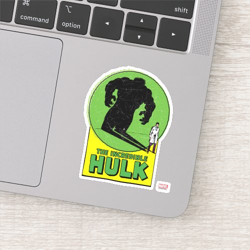 The Incredible Hulk Vintage Shadow Graphic Sticker