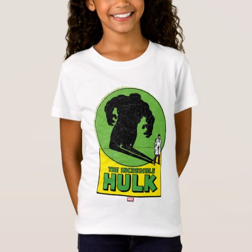 The Incredible Hulk Vintage Shadow Graphic T_Shirt