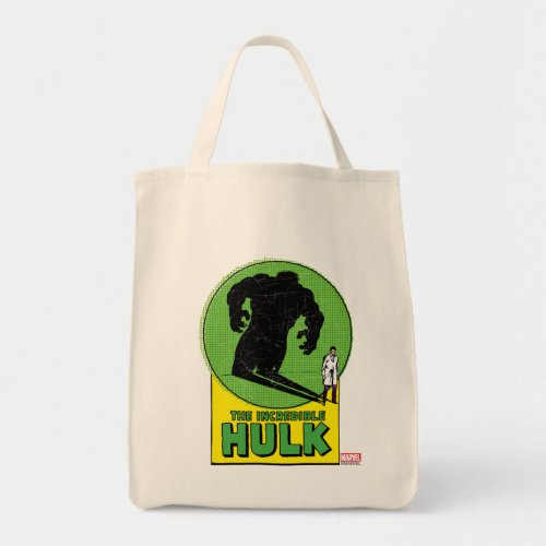 The Incredible Hulk Vintage Shadow Graphic Tote Bag