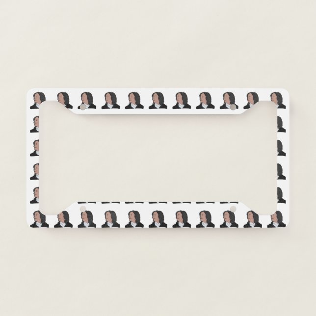The incredible Kamala Harris License Plate Frame (Front)