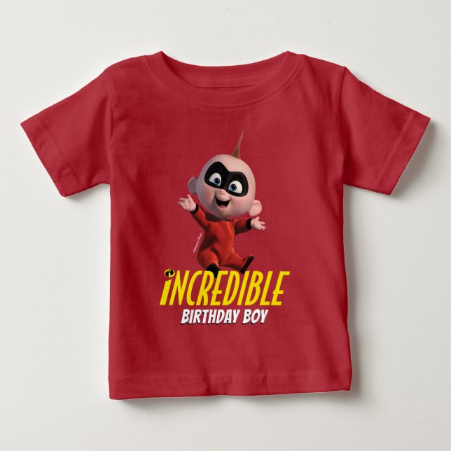 The Incredibles 2 | Birthday Boy - Jack-Jack Baby T-Shirt (Front)