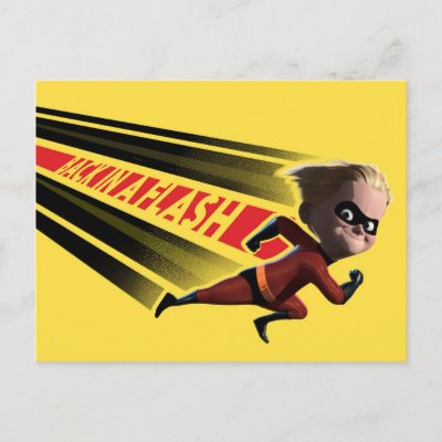 The Incredibles 2 | Dash - Back in a Flash Postcard