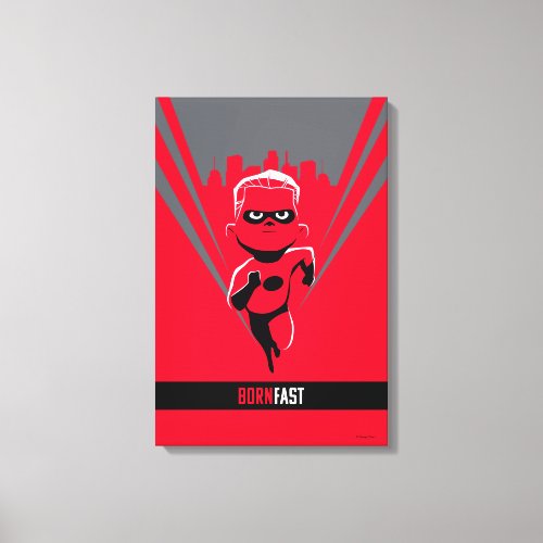 The Incredibles 2  Dash _ Born Fast Canvas Print