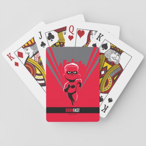 The Incredibles 2  Dash _ Born Fast Poker Cards