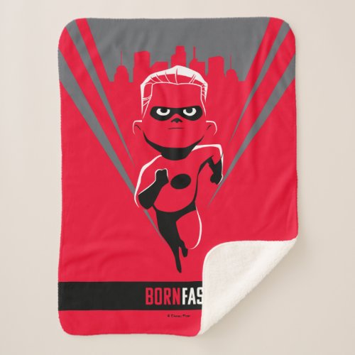 The Incredibles 2  Dash _ Born Fast Sherpa Blanket