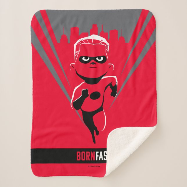 The Incredibles 2 | Dash - Born Fast Sherpa Blanket (Front)