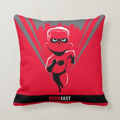 The Incredibles 2 | Dash - Born Fast Throw Pillow