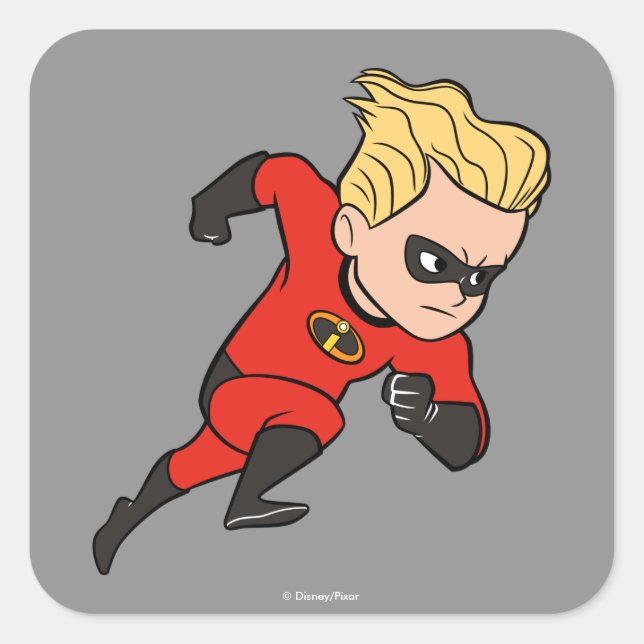 The Incredibles 2 | Dash - Hero Work Square Sticker (Front)