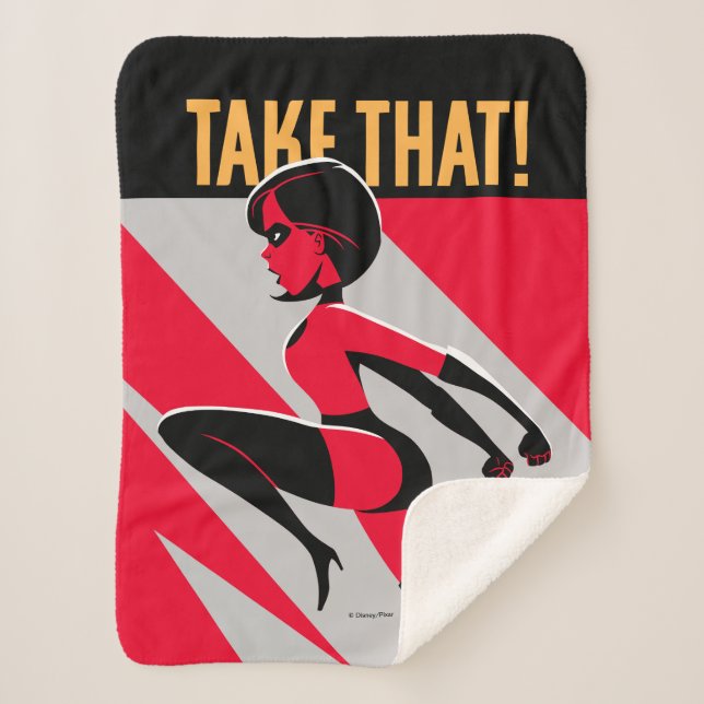 The Incredibles 2 | Elastigirl - Take That! Sherpa Blanket (Front)