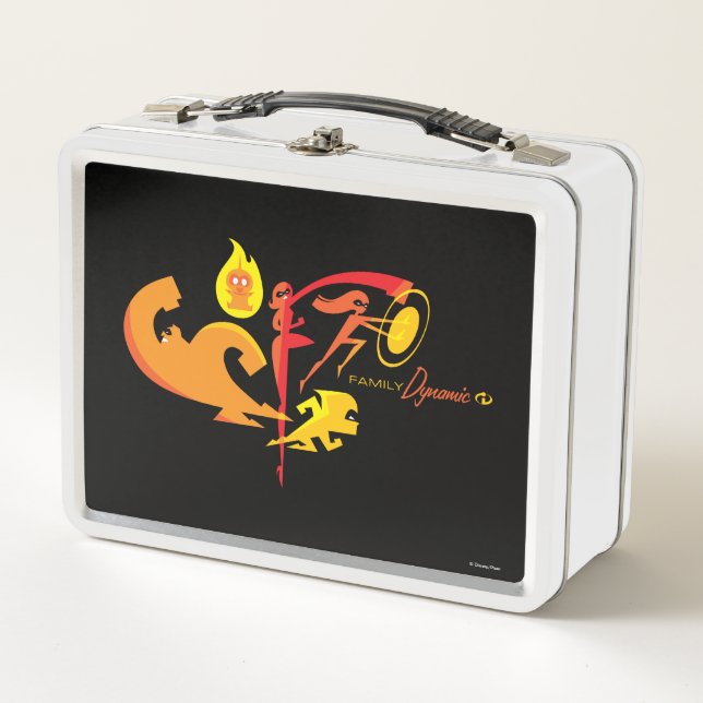 The Incredibles 2 | Family Dynamic Metal Lunch Box (Front)