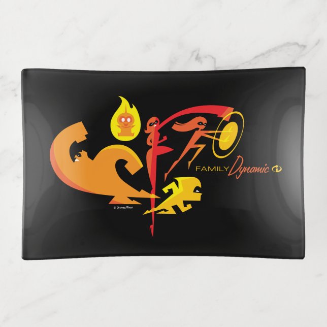 The Incredibles 2 | Family Dynamic Trinket Tray (Front)