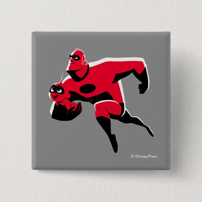 The Incredibles 2 | Hero Work is Calling Button (Front)