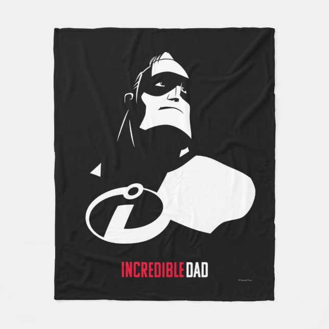 The Incredibles 2 | Incredible Dad Fleece Blanket (Front)