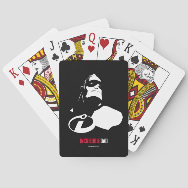 The Incredibles 2 | Incredible Dad Playing Cards (Back)
