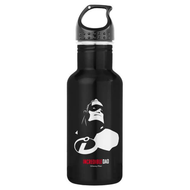 The Incredibles 2 | Incredible Dad Stainless Steel Water Bottle (Front)